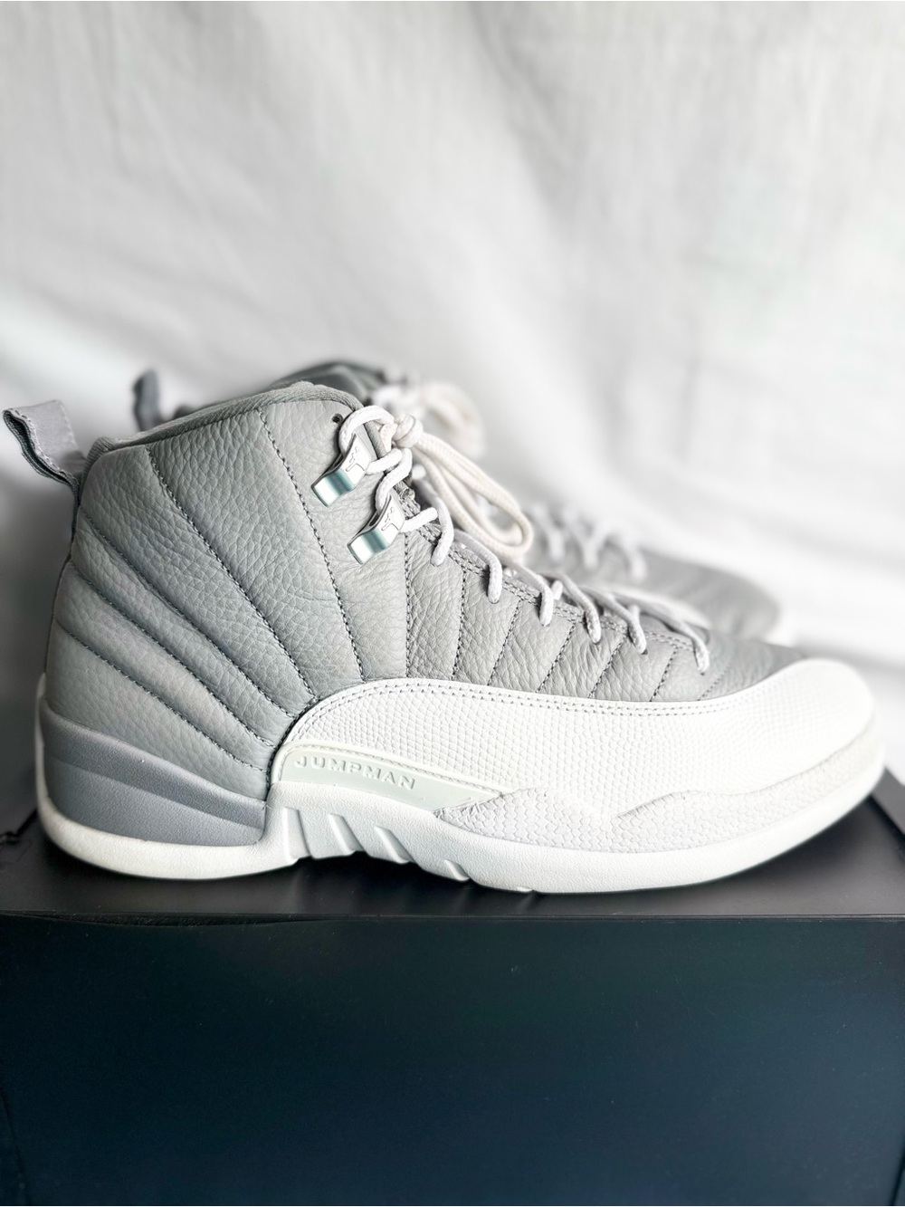 AUTHENTIC Jordan 12 Retro Stealth Grey size 10 CT8013-015 2022 PRE-OWNED